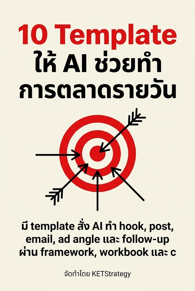 10 Template ให้ AI ช่วยทำการตลาดรายวัน