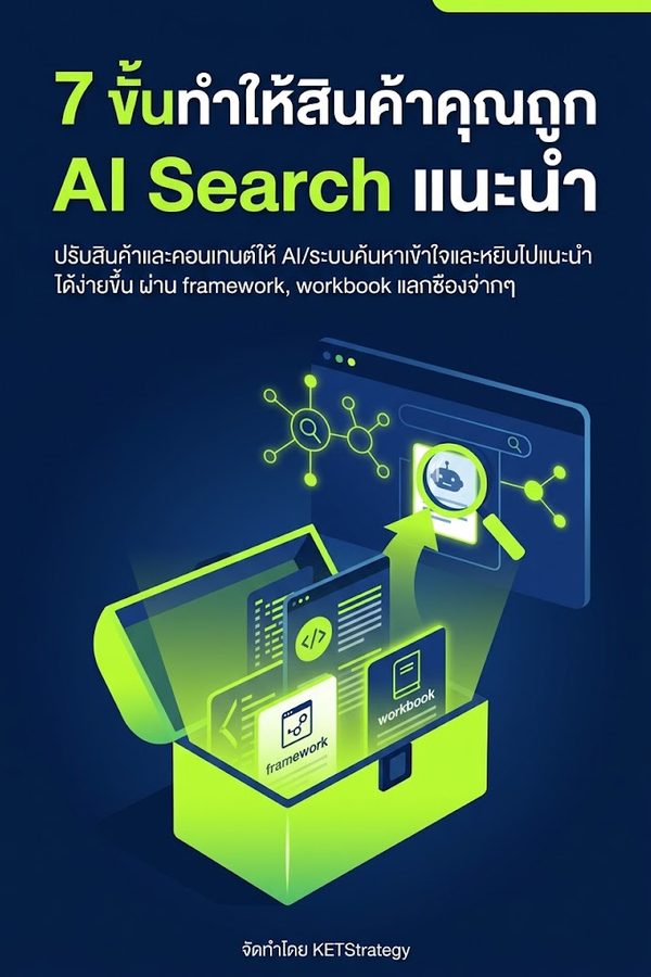 7 ขั้นทำให้สินค้าคุณถูก AI Search แนะนำ
