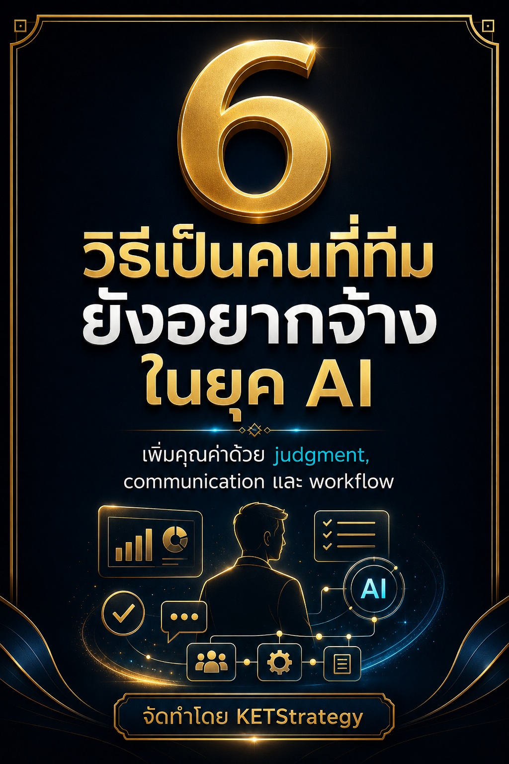 6 วิธีเป็นคนที่ทีมยังอยากจ้างในยุค AI