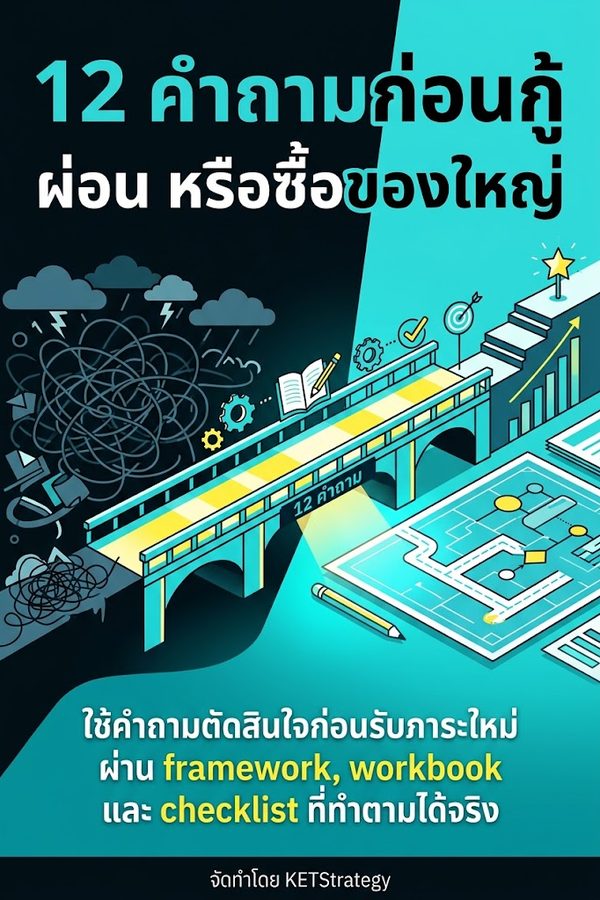12 คำถามก่อนกู้ ผ่อน หรือซื้อของใหญ่