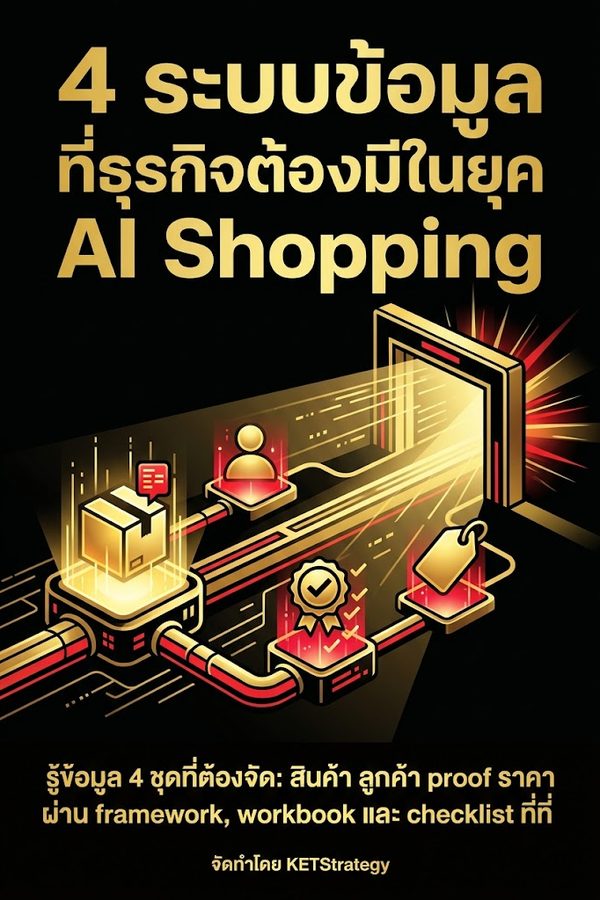 4 ระบบข้อมูลที่ธุรกิจต้องมีในยุค AI Shopping