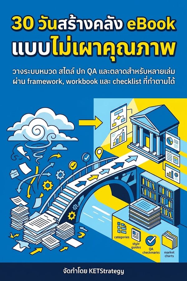 30 วันสร้างคลัง eBook แบบไม่เผาคุณภาพ