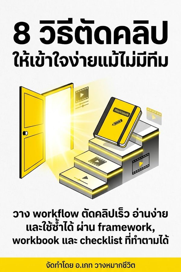 8 วิธีตัดคลิปให้เข้าใจง่ายแม้ไม่มีทีม