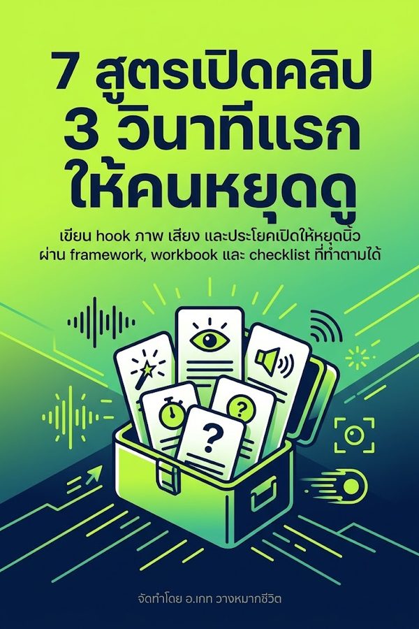 7 สูตรเปิดคลิป 3 วินาทีแรกให้คนหยุดดู