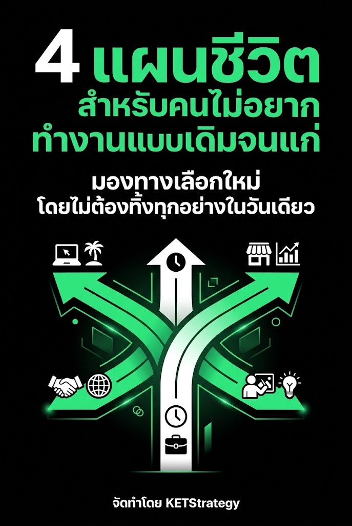 4 แผนชีวิตสำหรับคนไม่อยากทำงานแบบเดิมจนแก่