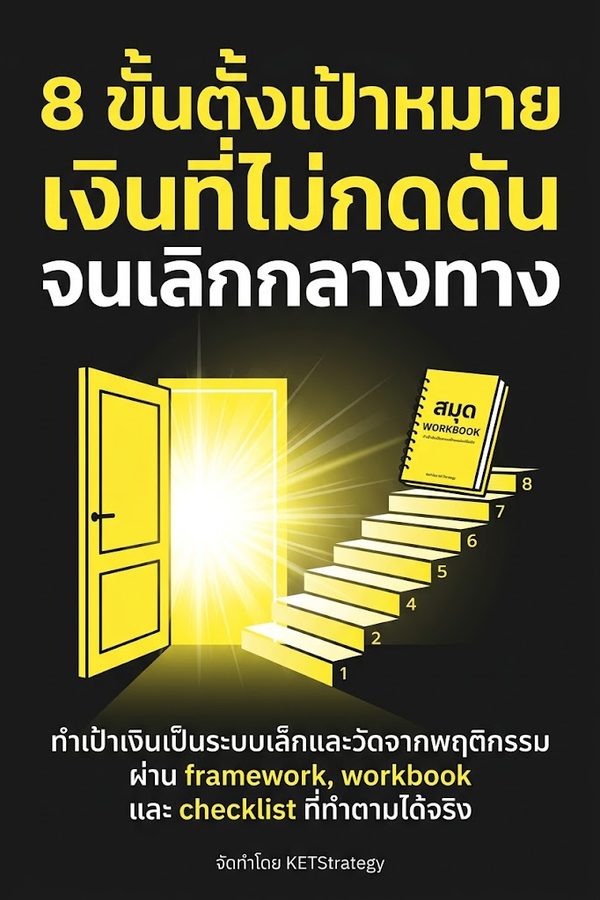 8 ขั้นตั้งเป้าหมายเงินที่ไม่กดดันจนเลิกกลางทาง