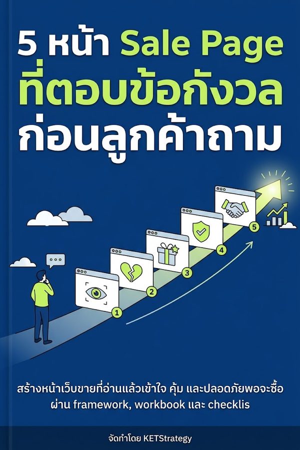 5 หน้า Sale Page ที่ตอบข้อกังวลก่อนลูกค้าถาม
