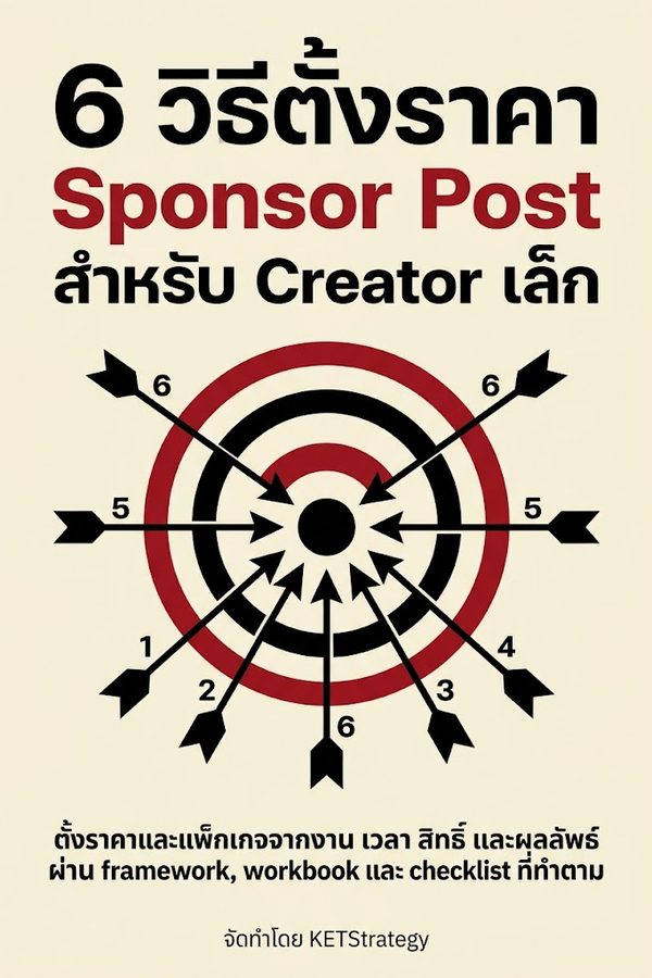 6 วิธีตั้งราคา Sponsor Post สำหรับ Creator เล็ก