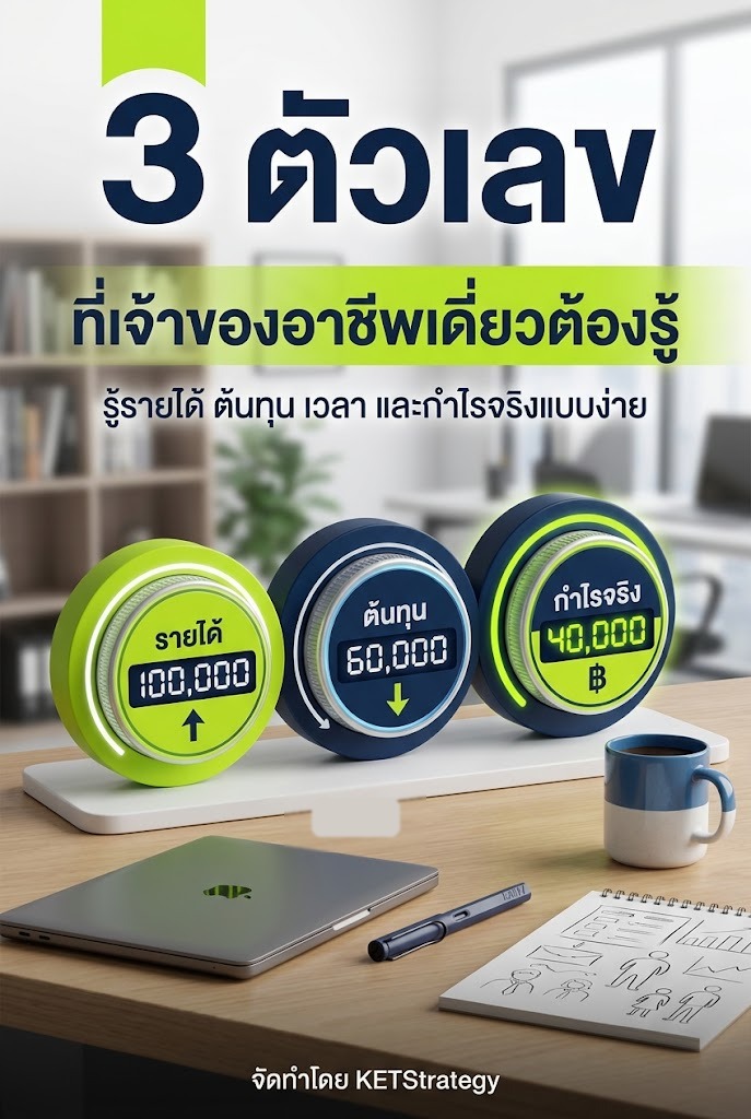 3 ตัวเลขที่เจ้าของอาชีพเดี่ยวต้องรู้